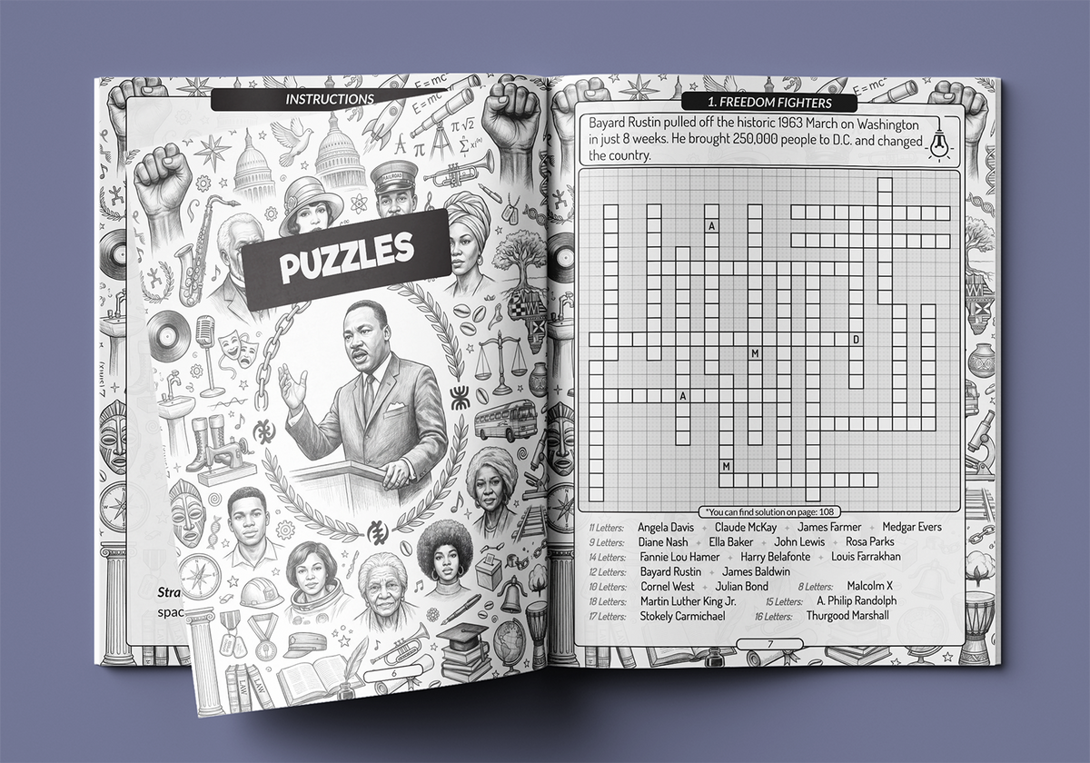 Black History Fill-In Puzzles