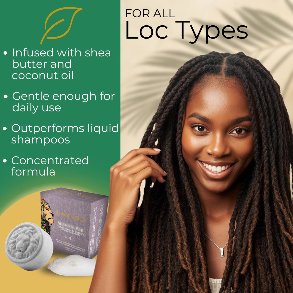 Dreadlock Shampoo Bar & Conditioner - Nuda
